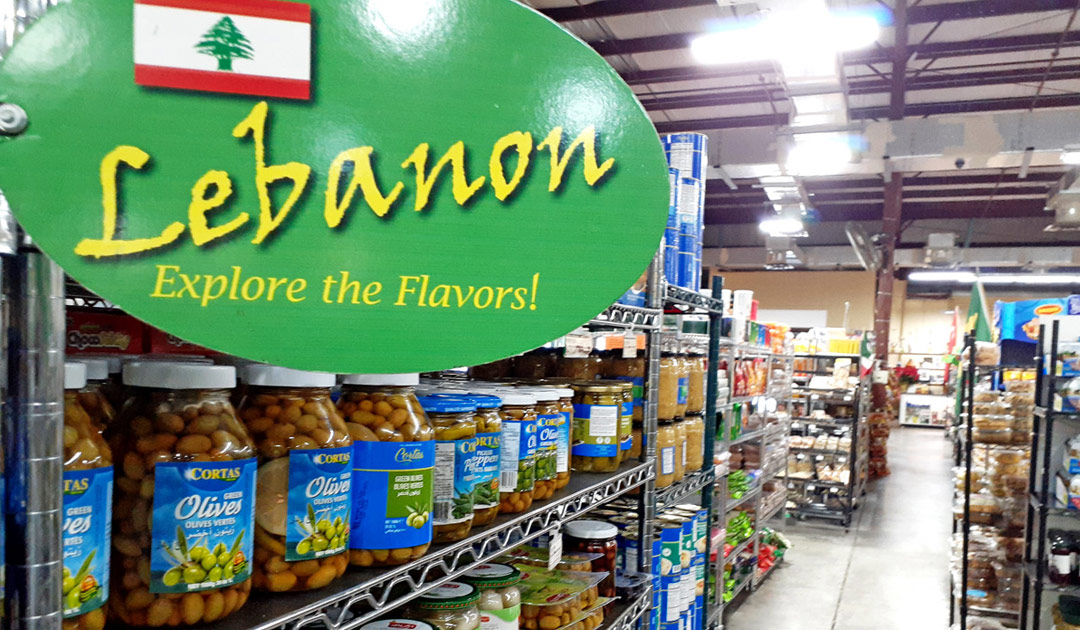 Large Selection of Lebanese Food Products.